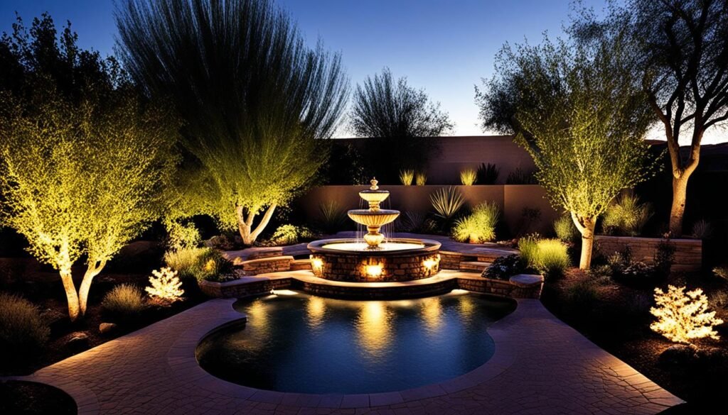 outdoor lighting design services in Las Vegas
