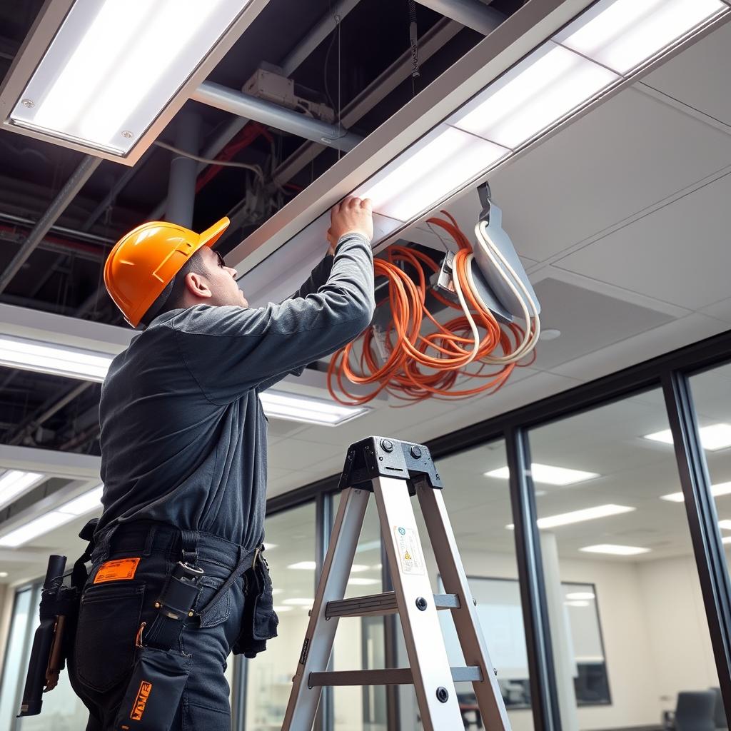Commercial electrical service by Las Vegas electrician