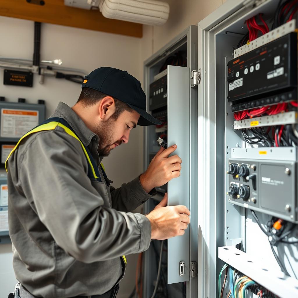 Electrical panel upgrade by Las Vegas electrician