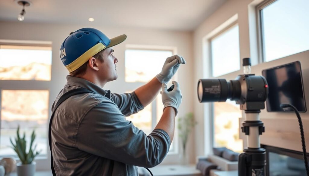 Energy-efficient LED lighting installation by Las Vegas electrician