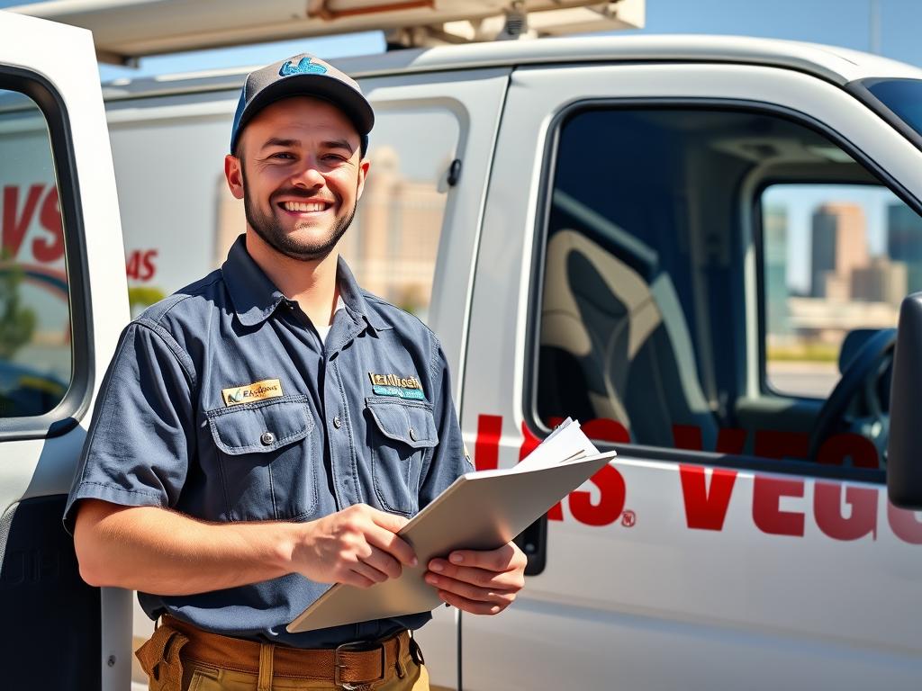 Professional Las Vegas electrician ready to serve customers